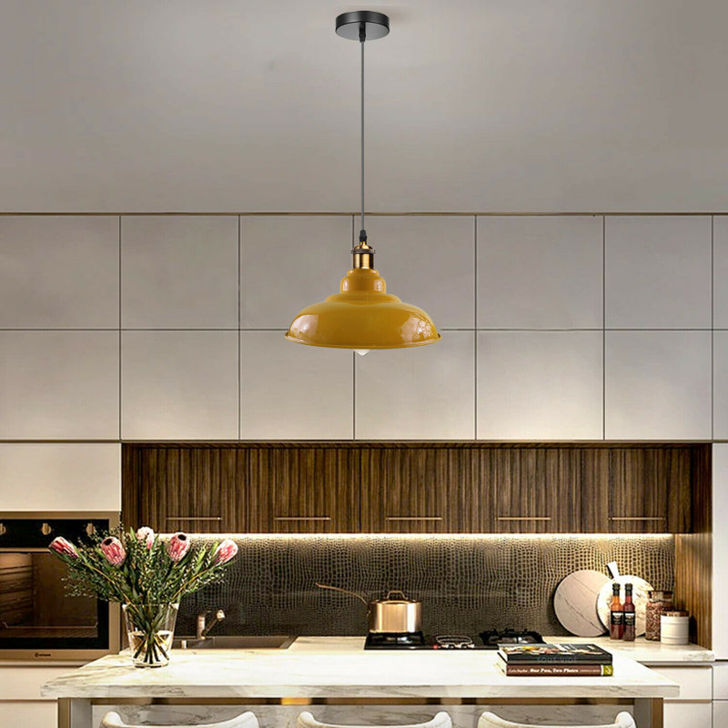 Grubb 1 - Light Orange Pendant, Yellow