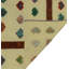 Tapis beige en laine noué à la main de conception unique 6 pi 8 po x 9 pi 5 po Alverson