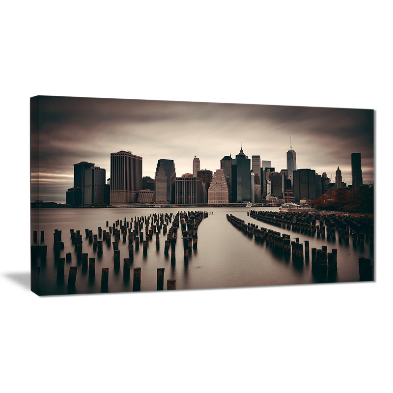 Manhattan Manhattan, impression sur toile tendue, H 20 po x l 40 po x P 1po
