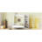 Full-size wall-mounted Murphy bed with shelf, white-1844533824-1844533838