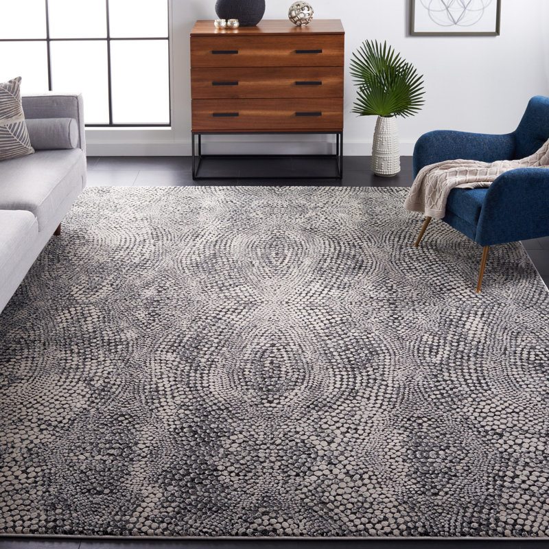 Kauffman Performance Abstract Rug, Rectangle 8' x 10'