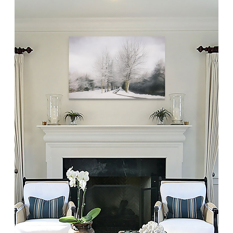 « winter is here », reproduction, H 12 po x l 18 po x P 1,5 po, Toile tendue