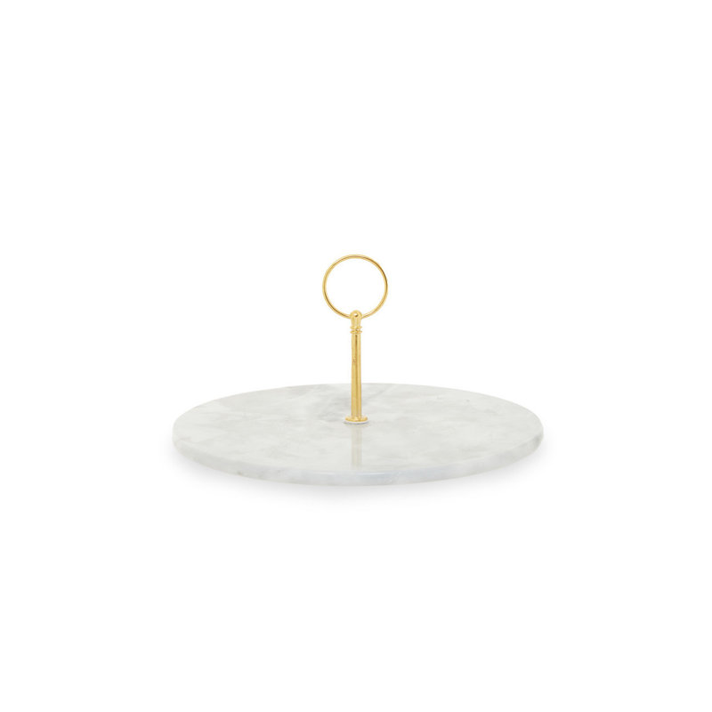 Carnamenagh Marble Cake Stand, Gold