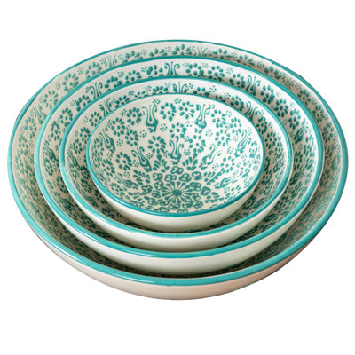 Hand Painted Ceramic 20oz. Handmade Ceramic Cereal Bowl