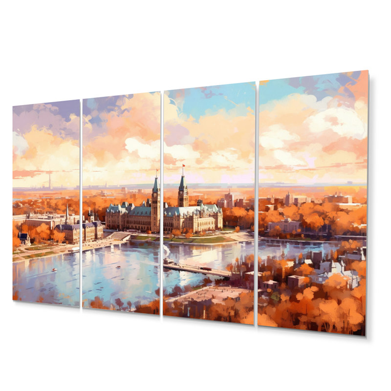 Cities & Countries Wall Decor on Metal