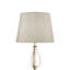 Almond 152cm Chrome Traditional Floor Lamp