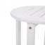 Table d'appoint extérieure en PEHD pour terrasses et balcons