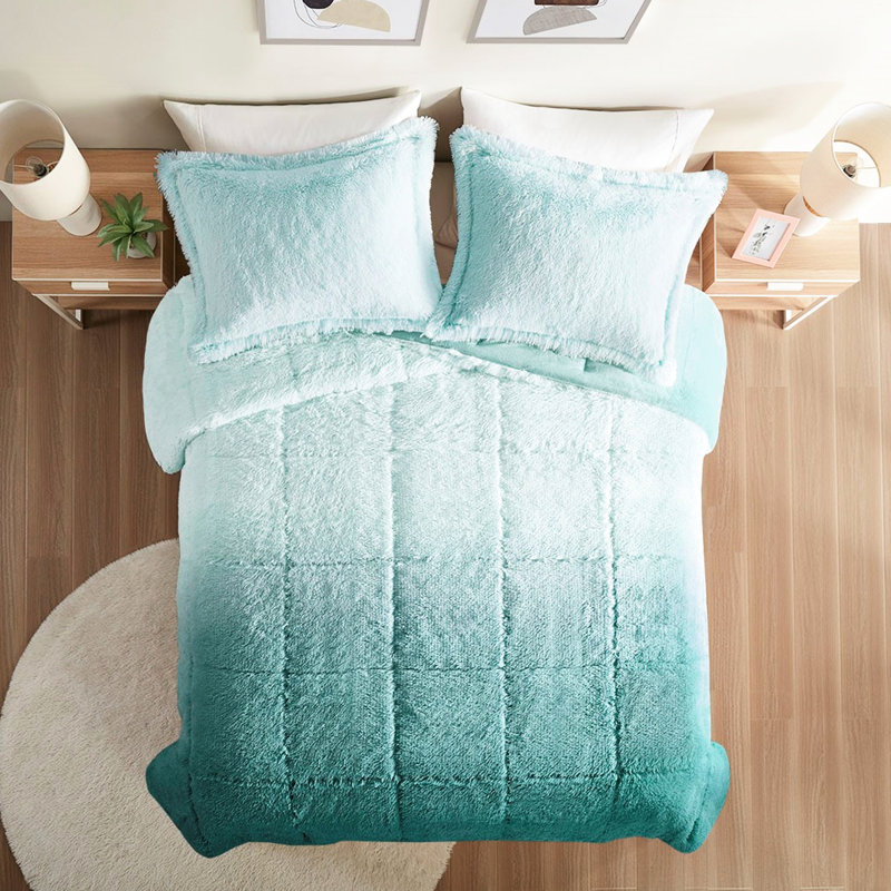 Édredon à poils longs, peluche, peluche, déchirure, sommeil douillet