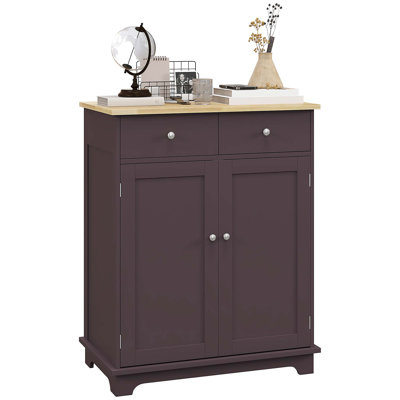 Modern Solid Wood Countertop Sideboard, Versatile Kitchen Storage With Drawers And Adjustable Shelf, Ideal For Dining And Living Rooms.