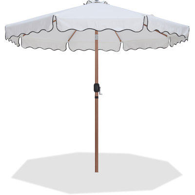 Chavonte With Piping Fabric Patio Umbrellas