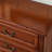 Deep Cherry Solid Wood Accent Cabinet
