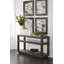 137.2cm Glass Top Console Table