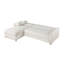 Canapé-lit modulaire convertible en tissu avec méridienne réversible et rangement Modern Thomas-23997706