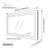 Bruns Metal Rectangle Wall Mirror