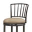 Tabouret de bar pivotant à hauteur de comptoir Vince-1435188288-1435188291