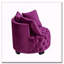 Chaise pivotante rembourrée et capitonnée-1167086577