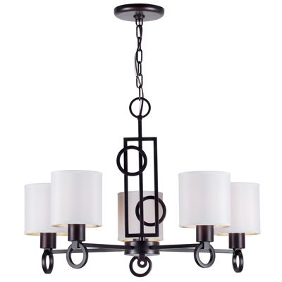 5 - Light Dimmable Chandelier