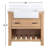 Villareal 36 " W Freestanding Standard 1 Single Vanity Bathroom Vanity With Stone Top-733731131