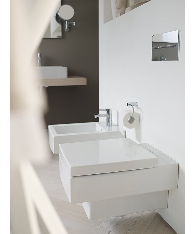 Bidet à fixation murale Vero, Blanc