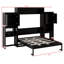 Lit escamotable multifonctionnel avec commode rabattable, armoires de rangement et bureau-525575468