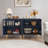 Rishaw 28.5" W Fluted 2-Door Accent Cabinet with Adjustable Interior Shelves-1995723052