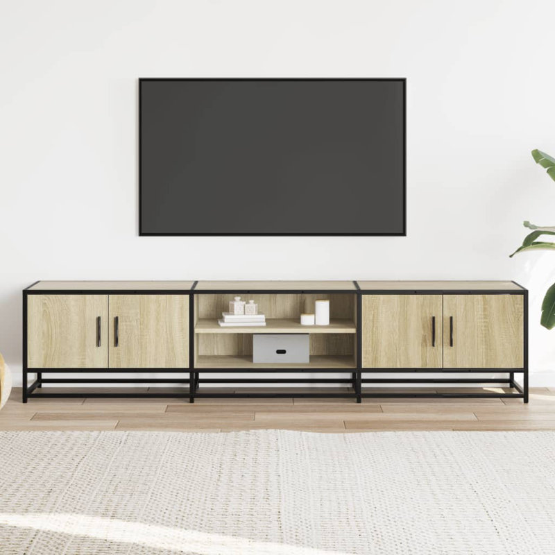 Amahni TV stand made of wood, 35 x 41cm, Sonoma Oak, 180cm