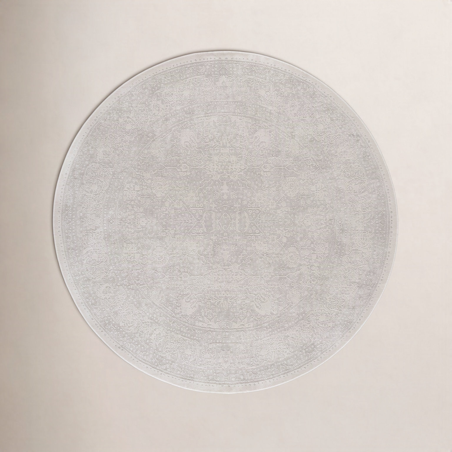 Reflection Oriental Performance Rug, 6'-7" x 6'-7" Round