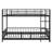 Metal Bunk Bed With Slide And Guardrails,-3625819-3625821