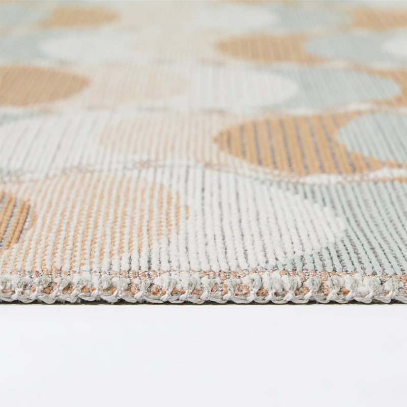 Tapis intérieur / extérieur Lycia, 7'10" x 10', Coral