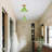 1-Light Brass Flush Mount Ceiling Light, Dimmable, E26 Base, Glass Shade, ETL Certified