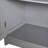 Cabinets Bathroom Freestanding Cabinet with 2 Doors, 2 Drawers &amp; Adjustable Shelf | Slate Gray MDF Modern