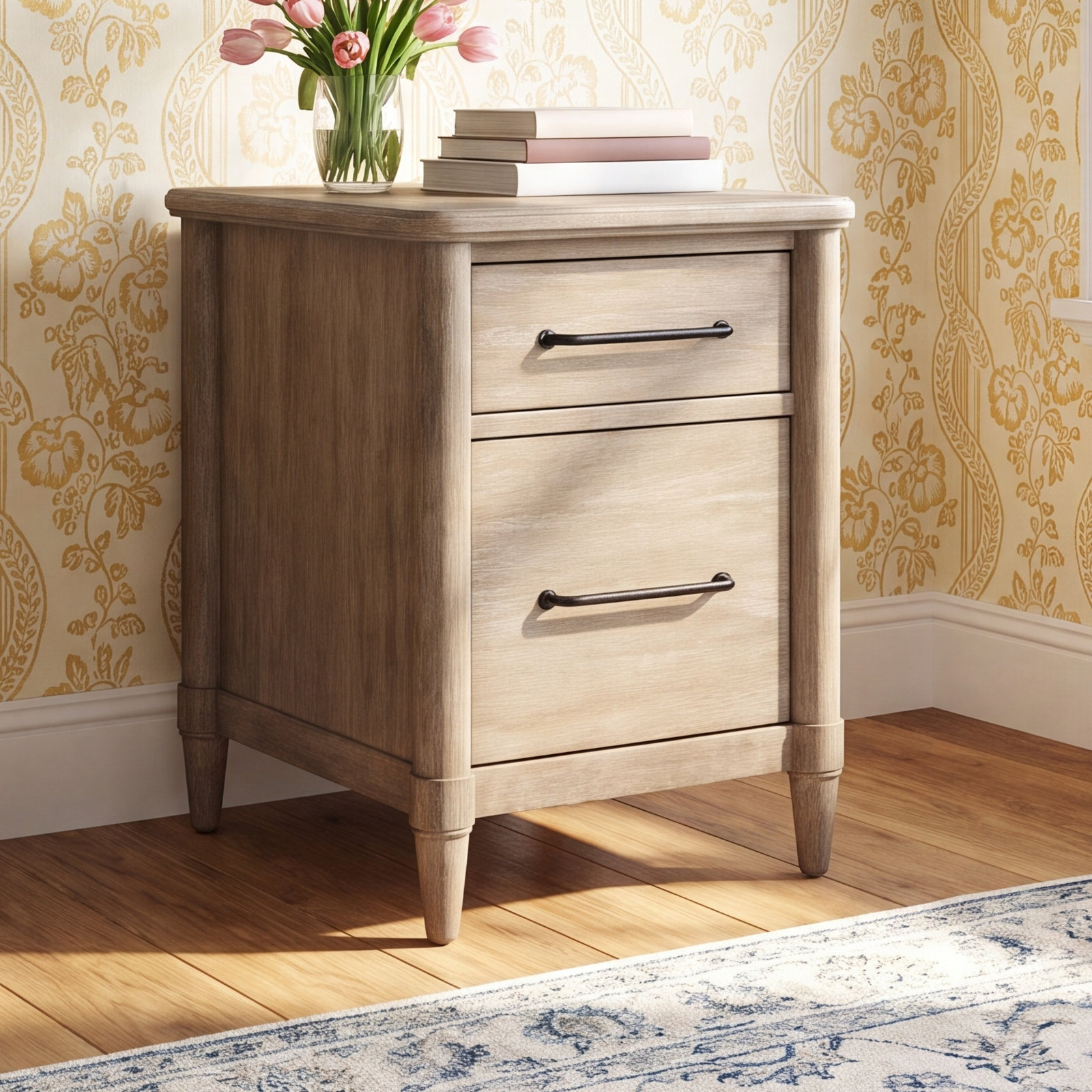 Sabrina Filing Cabinet, Brown