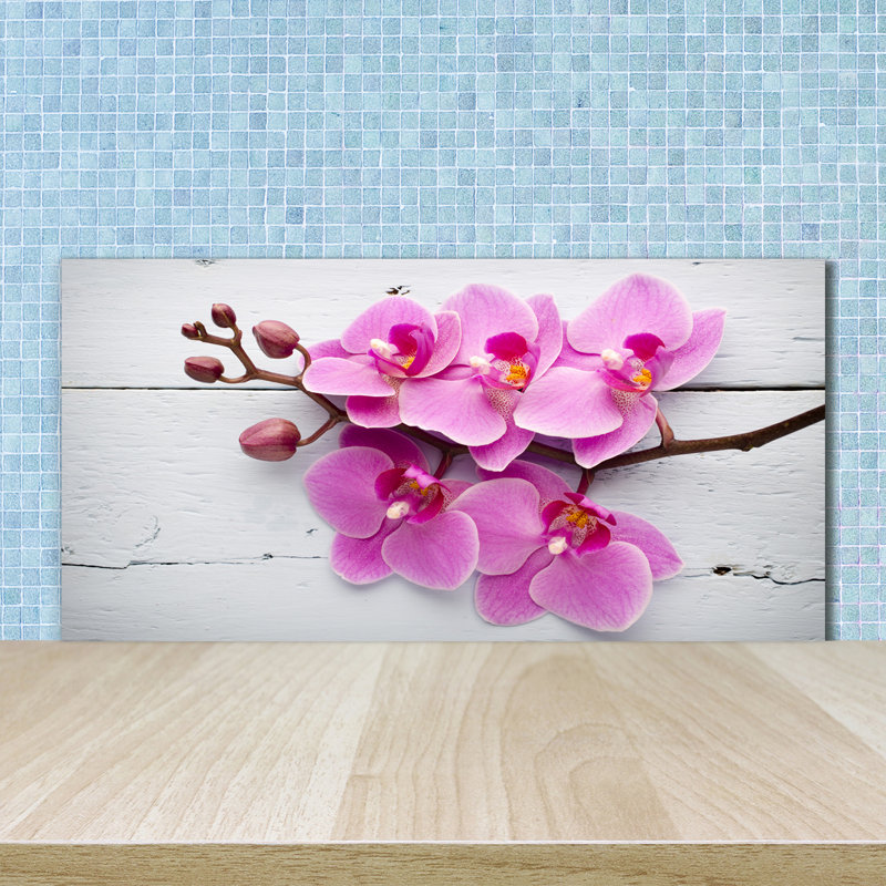 Lional 50cm W x 100cm L Glass Peel and Stick Panel