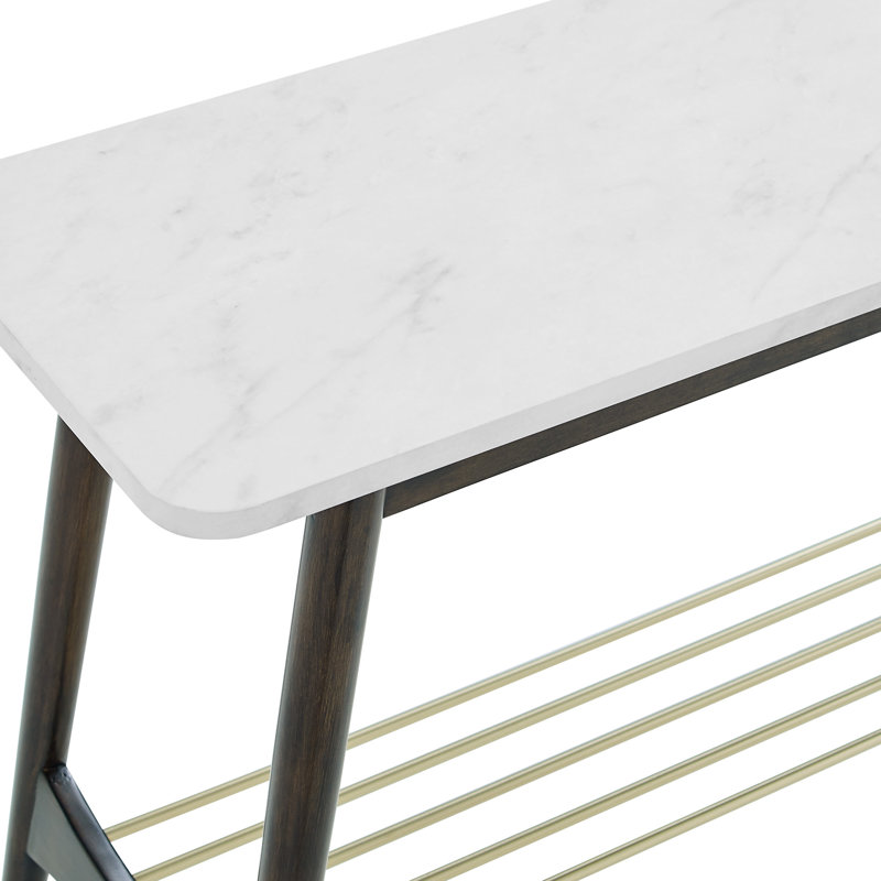 Console 44 po McKail, Chêne brun foncé