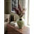D7.9x11.8" Sage Green Sculptural Ceramic Vase