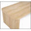 Ensemble de 3 pièces 3 pièces magnifiquement fabriquées avec charmante table basse aux bords incurvés inspirés du bois avec roulettes cachées et meubles de salon en bois