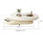 Masek Modern Extendable Coffee Table, Stylish Creative Rotating Coffee Table