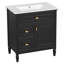 30" Bathroom Vanity with Sink-117168868