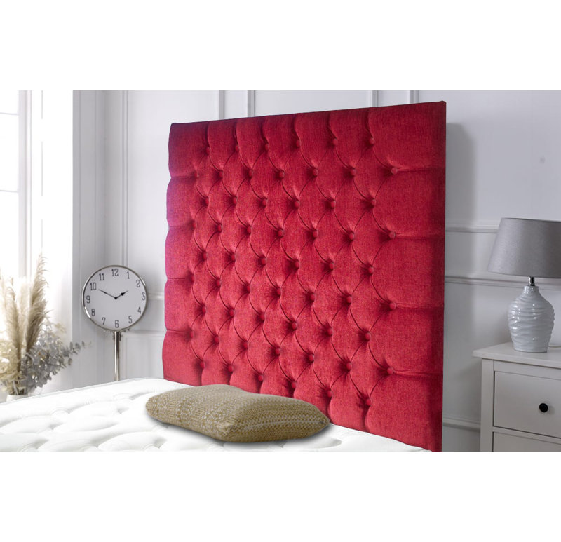Shaw Upholstered Headboard, Red, Single (3')