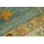 Tapis bleu teint à la main Oushak 10 x 13