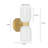 Viviana Eugenie 2-Light Steel Dimmable Armed Sconce-112934350-112934385