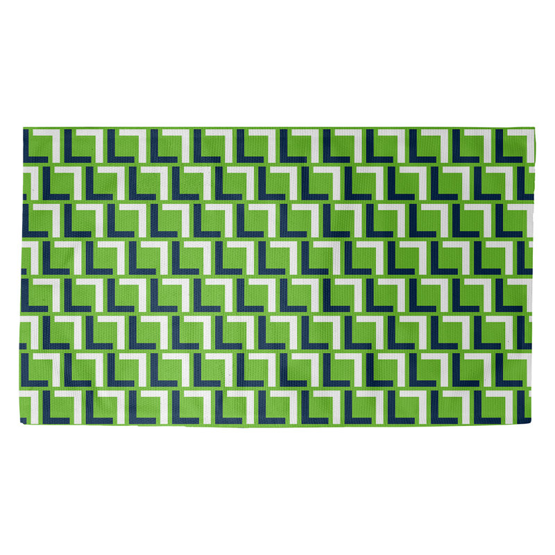 Geometric Indoor Rug, Rectangle 2' x 3'