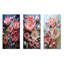 Tulips Neon Bloom Collage - Tulips Wall Decor Set Of 3-1648379236-1648379234