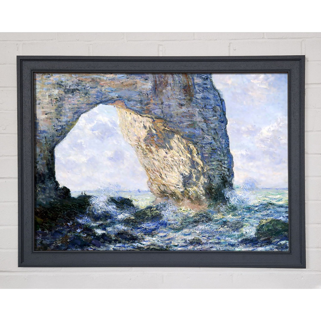 Gerahmtes Wandbild The Manneporte von Monet