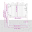 130 cm W Gate Fencing