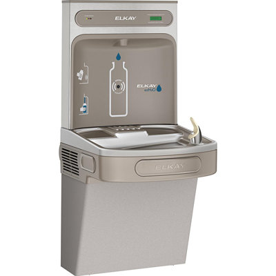 Elkay EZH2O Bottle Filling Station with Single ADA Cooler, Filtered 8 GPH Light Grey