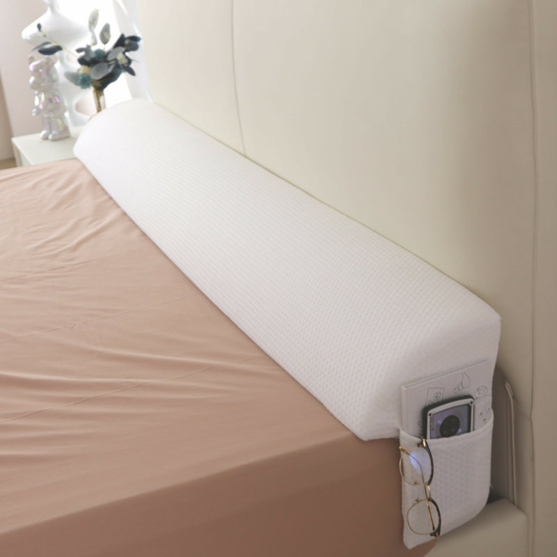 Kortne Bed Wedge Pillow for Gap Between Mattress and Headboard/Wall/Bedside, King