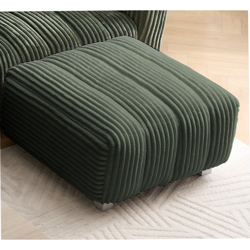 Repose-pieds repose-pieds doux, Vert
