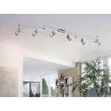 Continuum 62'' 6 -Light Swing Arm Track Track Kit with Dimmable and Adjustable Head
