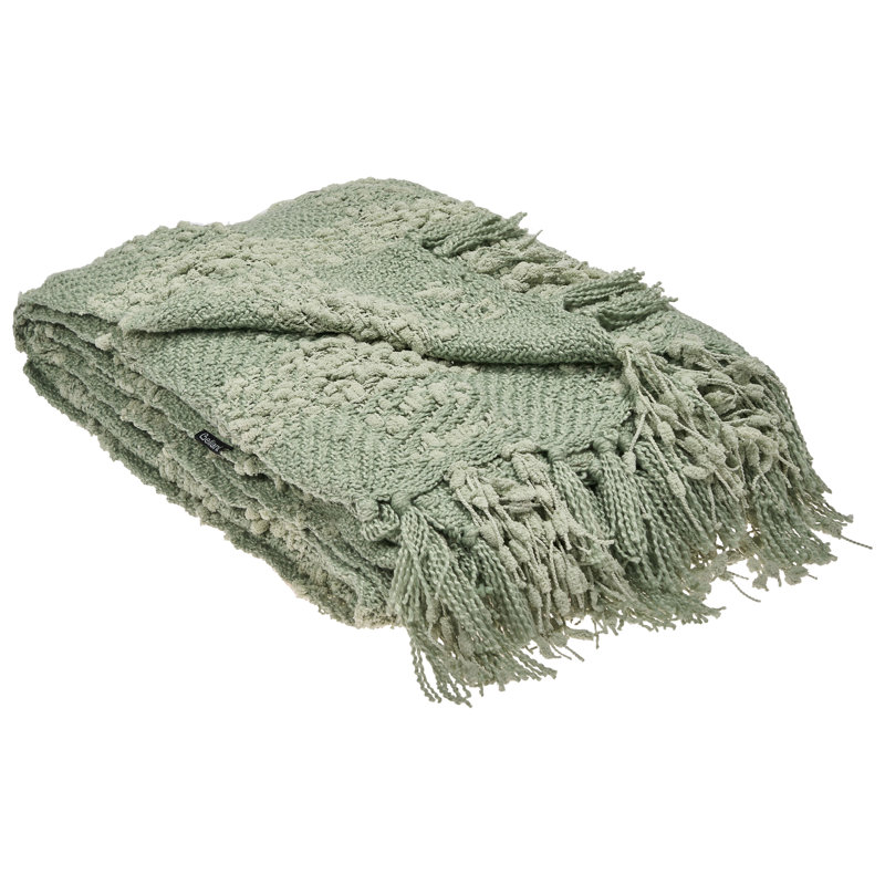 Blanket VELLA Fabric Green, 200cm x 220cm